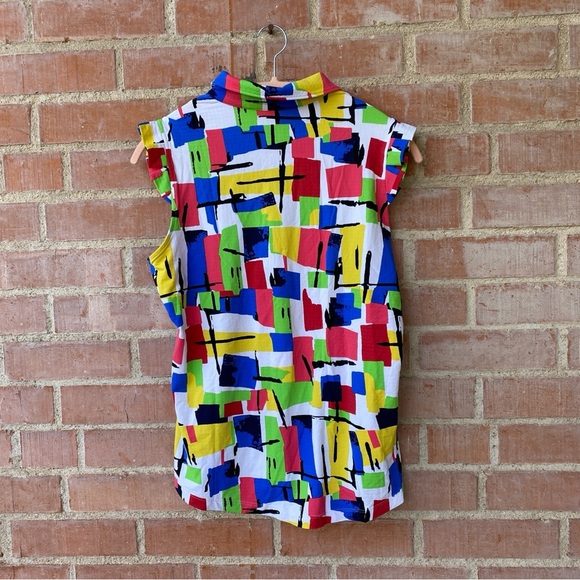 IBKUL UPF Top Women's L Multicolor Ruffle Golf Tennis Pickleball Cooling - Picture 4 of 5